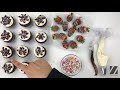 Easy Way To Decorate Chocolate Cupcake With Strawberries