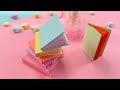 DIY CUTE MINI NOTEBOOKS - AMAZING PAPER CRAFTS IDEAS - Back To School Hacks