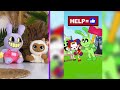 Funny Reactions from Lila and Flopsy to INSIDE OUT 2 and DIGITAL CIRCUS Animation Clips #6