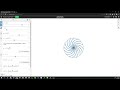 Hypnotic Fibonacci Spirals - Desmos