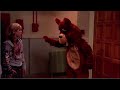iCarly meme II Freddie in a bear suit with the metal pipe falling sound effect