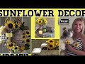 Sunflower Wreath Tutorial | Sunflower Decorations | Dollar Tree DIY