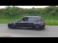 VW Golf 3 VR6 vs VW Golf 4 R32 - 0-200 Km/h Acceleration Autobahn compare