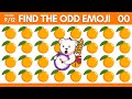 FIND THE ODD EMOJI CHAPTER 126||Can You Find One Out puzzle|| Spot The Difference emoji