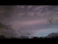 Strong storms with dime sized hail and strong winds in Little Rock, Arkansas 4/15/2023