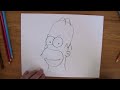 How To Draw: Homer Simpson - Step by Step