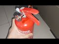 Fire extinguisher functionality (PLUS SMOKE DETECTOR TEST)