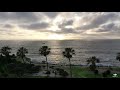 Beautiful Sunset-La Jolla Cove California. DJI Mavic 2 Pro Drone POV