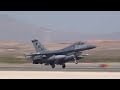 F-16 Fighter Jets Preflight + Takeoff/Landing At Nellis AFB