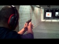 Dnizzle shooting the 45 cal Ruger Round 1