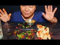 SPICY POPCORN MOMO EATING WITH SPICY CHATNI EATING II Momo Eating NEPALI MUKBANG II Eating Show