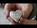 The Making of A Hand Poured Silver Heart For Stan & Ruth!