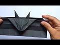 How to make a paper batman ring | Easy Origami