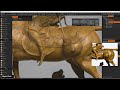 Beginners Guide to 3D Coat (Made 2023) 16 Adding Details to the Horse Part 3