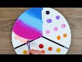 4 in 1 Simple Acrylic Painting Ideas｜Relaxing Art Videos