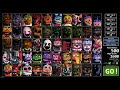 FNAF Ultimate Custom Night 50/1 Mode (No Commentary)