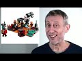 Michael Rosen describes LEGO Minecraft sets