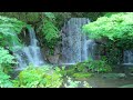 Waterfall and River 4K in Japan -  Relaxing Nature Sounds, Waterfall, White Noise for Sleep