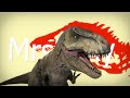 MrBeast but T rex from jurassic world