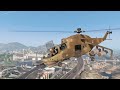 GTA 5 - Stealing a Military Helicopter (Savage) + Five Star Escape [VE:DGA]