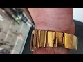1970s Rare Gold Girard Perregaux Casquette - LED Drivers Watch