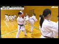 前脚の上段蹴り 西村拳 空手道組手 Front leg Jodan-keri Ken Nishimura karatedo kumite WKF