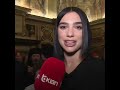 The Albanian singer Dua Lipa having interview in Albanian language #shorts