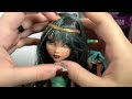 MONSTER HIGH CORE REFRESH CLEO DE NILE DOLL REVIEW (featuring my gf!)