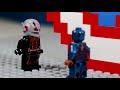 Lego Captain America Brick Building Gigantic Shield Using Mjolnir Hammer