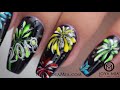 Fireworks nail design using Joya Mia InSync gel polish