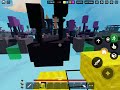 I played Roblox bedwars