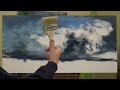 A LOT More Talking And A LOT of Cloud Painting - Oil Painting with Stuart Davies