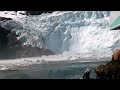 Glacier Calving, Huge Wave