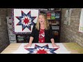 How to Make a Lone Star Quilt Block - Tutorial - using 2 1/2
