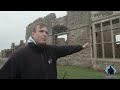 Dunluce Castle ,  Royal Marine visits Dunluce Castle  Northern Ireland  for a fully guided tour