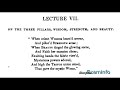 George Oliver|12 Lectures| # 7 On The 3 pillars |Wisdom, Strength, and Beauty