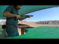Shooting Mossberg 590s with raptor grip with birdshot. No commentary.