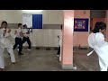 School students Basic Prts In karate