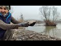 SOĞUK VE SİSLİ HAVADA BALIK AVI(OLTA İLE)FISHING IN COLD AND FOGY WEATHER (WITH FISHING ROD)