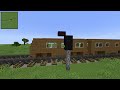 Minecraft 2-way Command Block train demo