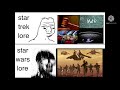 Star Trek lore vs. Star Wars lore