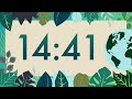 30 Minute Cute Earth Day Classroom Timer (No Music, Piano Alarm at End)