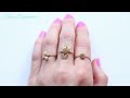 Wire Rings With Beads (wire wrapping rings) DIY Rings, Dainty Rings