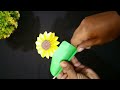 Easy paper craft #🌻sunflower making#papercraft#diy#youtube