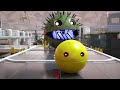 Robot Pacman VS Lava Monster & Spiky Monster in Space Colony