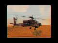 ~ AH-64A Desert Cinematic ~ A Synthwave Experience ~