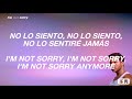 I'M NOT SORRY - SIMON CURTIS  (Traducción al español & lyrics)
