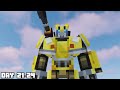 I Survived 100 Days as the TRANSFORMERS in Minecraft