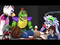 Try Not to Laugh FNAF ANIMATIONS Challenge with Roxanne Wolf and Gregory Part 2