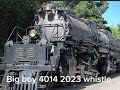 Big boy 4014 whistle 2023